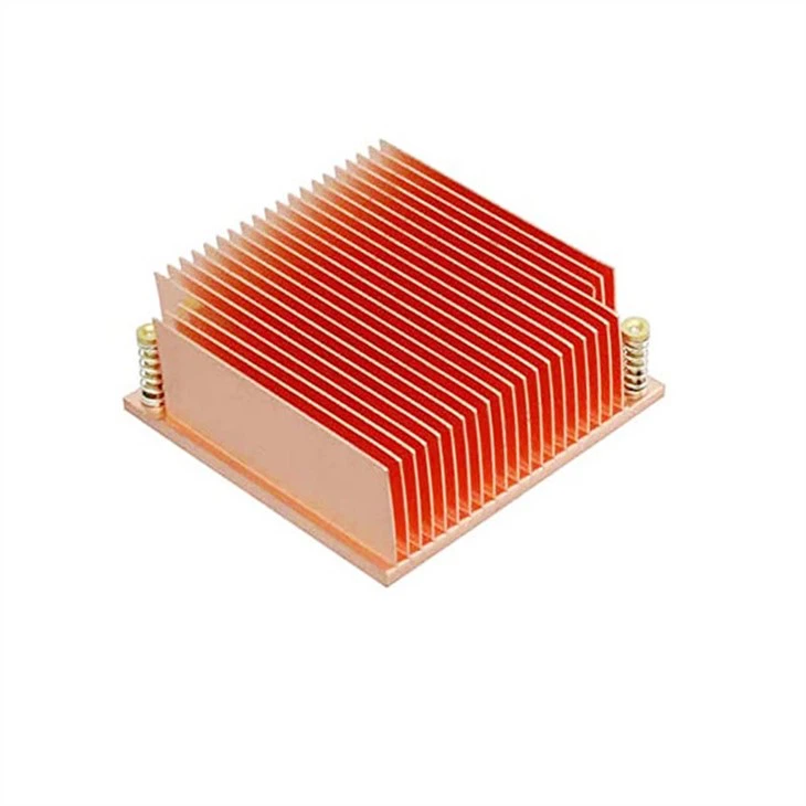CPU-Kühlkörper mit geschälten Rippen aus Kupfer