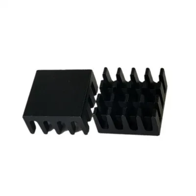 Schwarz eloxiertes Aluminium extrudierter VRM-Kühlkörper