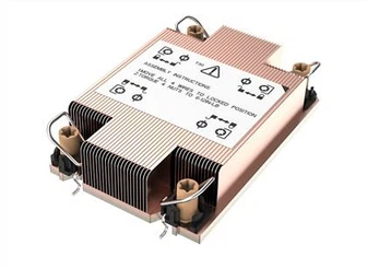 Kupferne Reißverschluss-Flossen-Dampfkammer 1u Server-Kühlkörper für LGA4189-CPU-Sockel