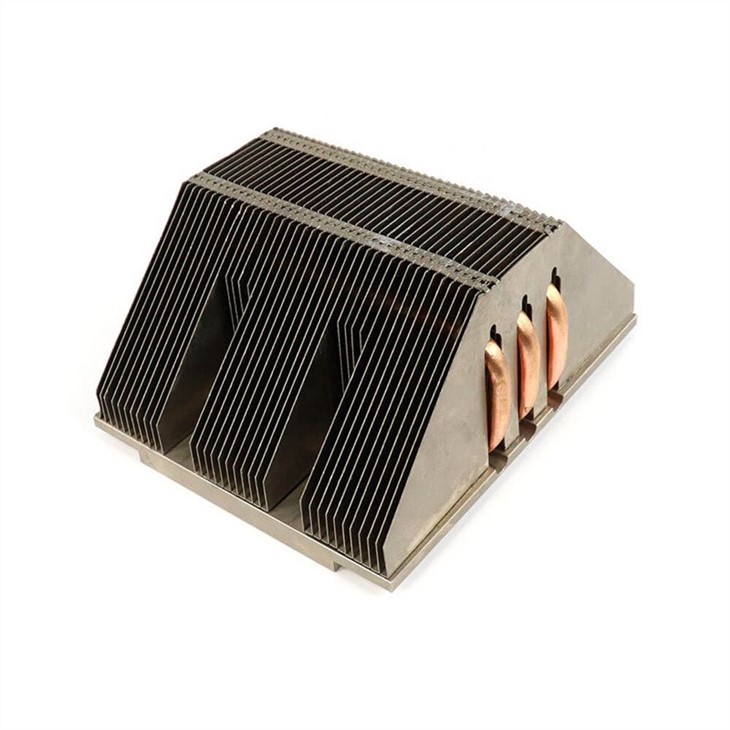 Aluminum Fin Heat Pipe Heatsink For Medical Equipment